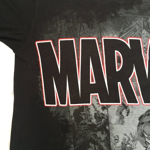 Marvel Spiderman T Shirt Mens Small S Black Short Sleeve Universal Studios - Picture 7 of 10